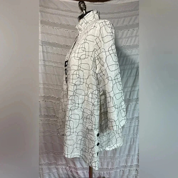 Terra Apparel button down shirt tunic - Picture 6 of 13